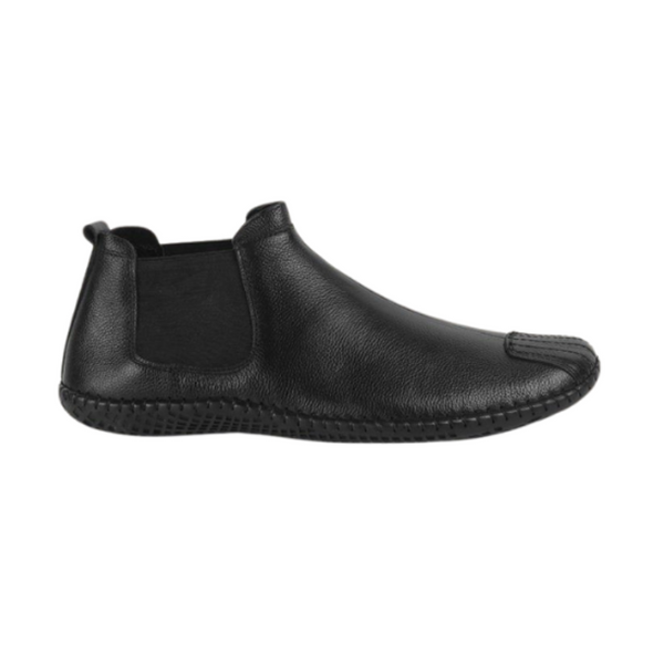 Men’s Black Casual Leather Boots
